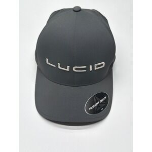 Lucid Flexfit‎ Delta Baseball Cap Men's S M Gray FlexFit Baseball Hat